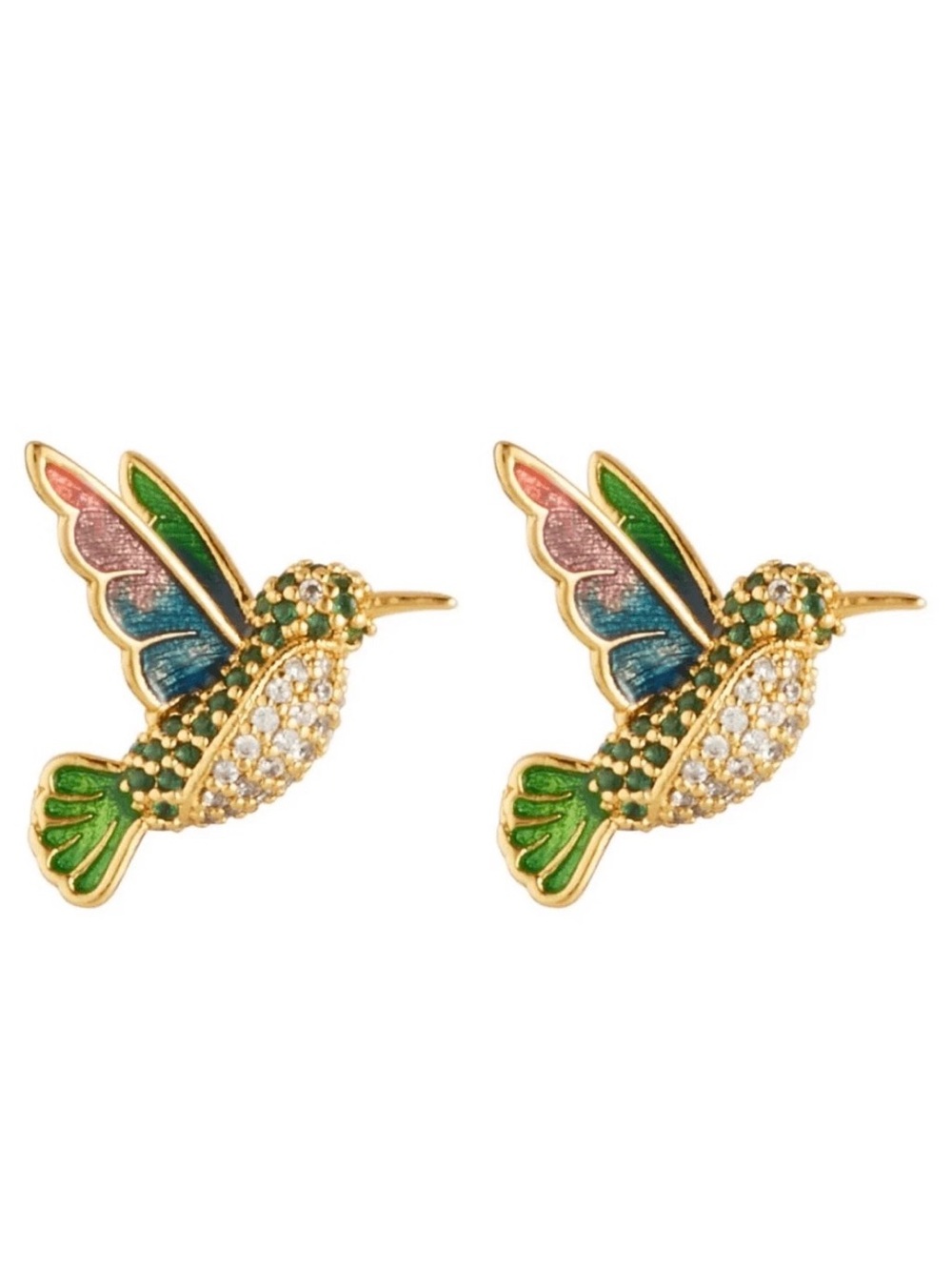 New Kate Spade Scenic Route Hummingbird Stud Earrings